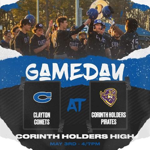 #NCHSAA Greater Neuse River 4-A Conference Varsity Baseball Clayton Comets vs. Corinth-Holders Pirates! #WeAreCRN #GoComets