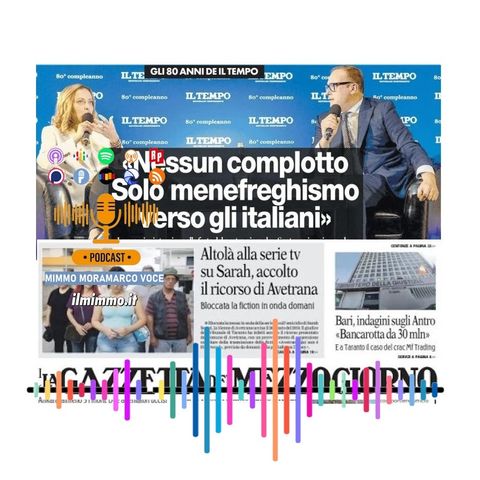 Rassegna stampa del 24 ottobre 2024