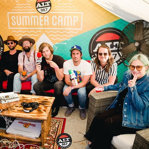Backstage with The Head and The Heart at ALT 98.7 Summer Camp
