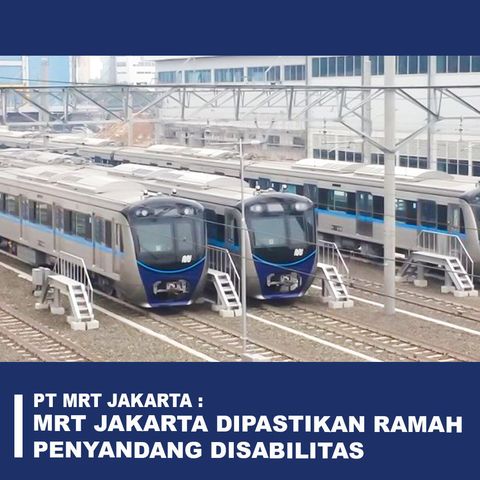 Podcast di Dalam Kereta MRT Jakarta Yang Terlihat Modern dan Ramah Untuk Difabel