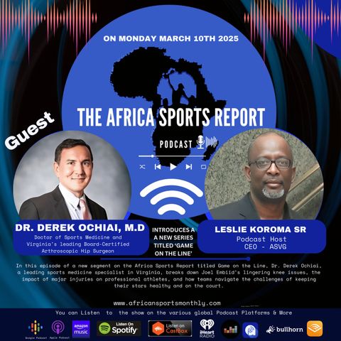 Board Certfied Sports Medicine Expert Dr. Derek Ochiai Talks Sports Injuries and Joel Embiid