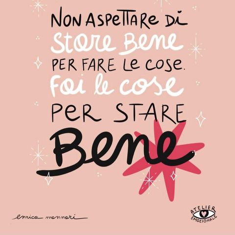 "E' il passo che genera coraggio"