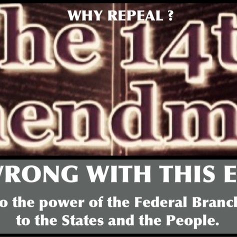 The 14th Amendment Is Null & Void