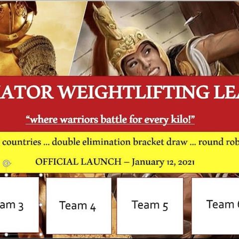 The Gladiator Weightlifting League! INFO with Greg!