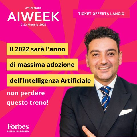 Candidati come Speaker e Sponsor della AI Week 2022