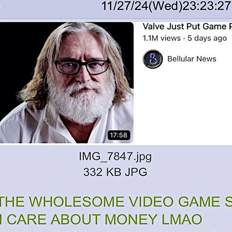 4chan Greentext Posts : Steam's Gaben Is 100% Wholesome Video Game Santa!