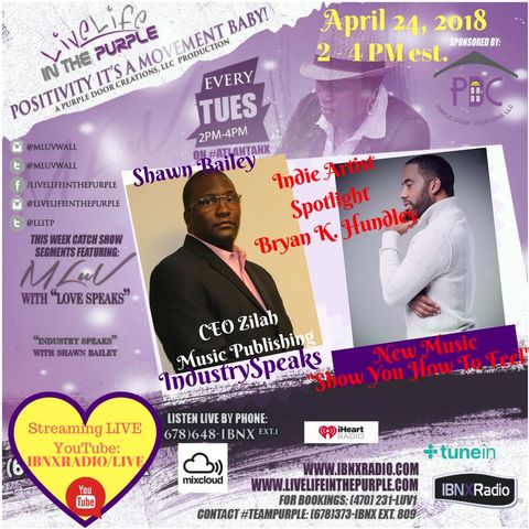 IndustrySpeaks with Shawn Bailey - mentoring Indie Artists to success - Bryan K Hundley guest artist