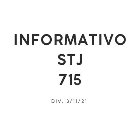 STJ Informativo 715 (1a Parte)