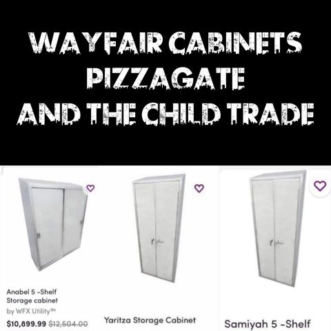 Wayfair Cabinets, Pizzagate and The Child Trade