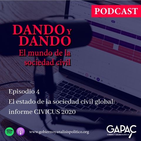 Episodio 4 DANDO Y DANDO "El estado de la sociedad civil global: informe CIVICUS 2020"