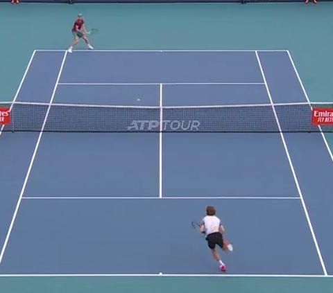 ATP Miami, Sinner batte Rublev in due set e vola ai quarti di finale