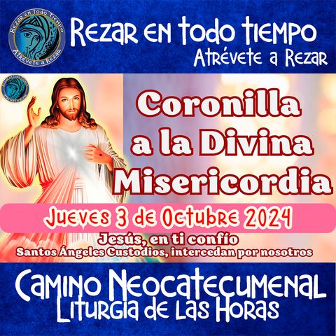 Coronilla a la Divina Misericordia de hoy Jueves 3 de Octubre 2024 - Misericordia por los países en guerra 🙏