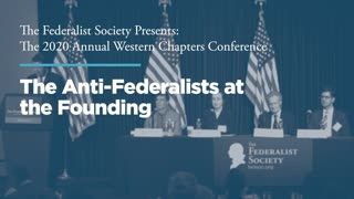 Panel 1: The Anti-Federalists at the Founding