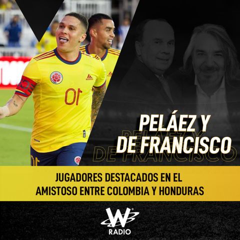 Jugadores destacados en el amistoso entre Colombia y Honduras