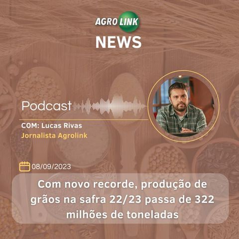 Com alta produtividade da soja e do milho, Brasil terá novo recorde na safra de grãos