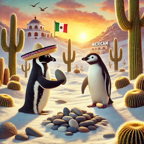 ¿Alguna vez te has preguntado si los pingüinos creen en el romance? ¡Pues puede que tengan la propuesta perfecta!