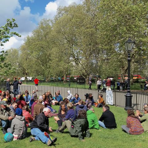 XR Debrief Session: group discussions round up (Speakers Corner, Hyde Park, 26th April 2019)