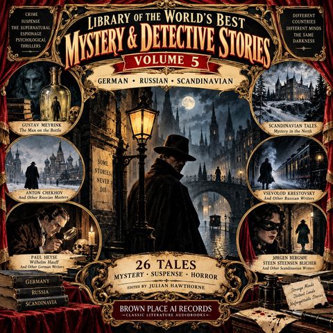 Library of the World's Best Mystery & Detective Stories, Vol. 5 | German, Russian & Scandinavian Classics Part 1