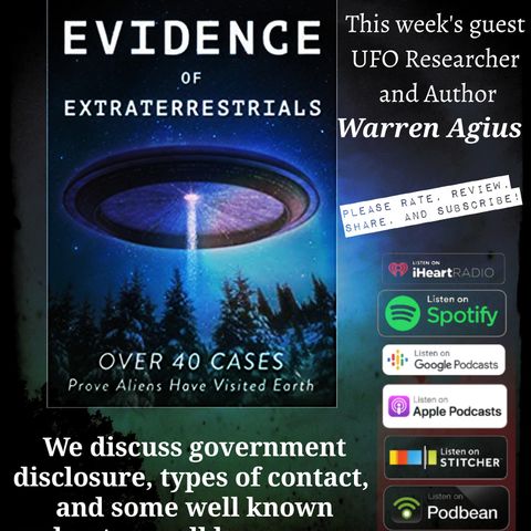 Evidence of Extraterrestrials with Author Warren Agius