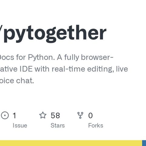 GitHub - SJRiz/pytogether: 📄🐍 Google Docs for Python. A fully browser-based collaborative IDE w...