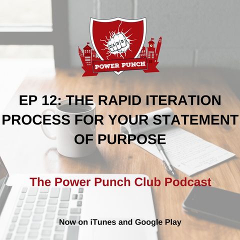 The Rapid Iteration Process for your statement of purpose