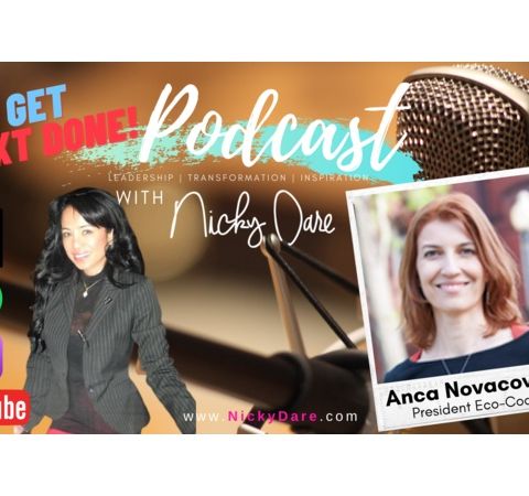 NickyDare with Anca Novacovici discusses women leadership and sustainability