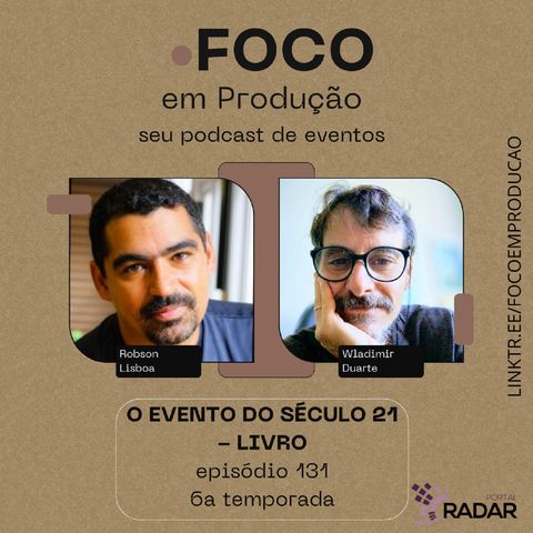 EVENTO DO SÉCULO 21 - Livro de Vanessa Martin e Robson Lisboa (entrevistado)