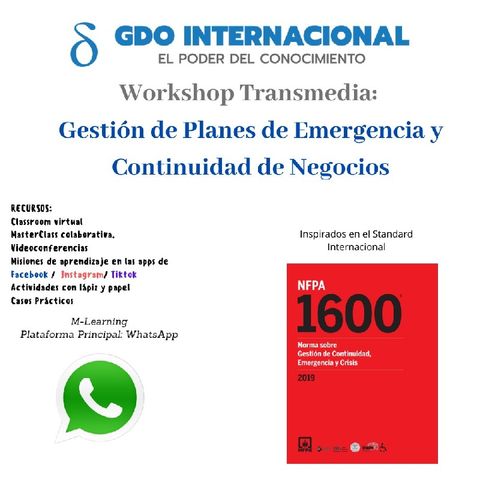 Bienvenidos - Workshop Planes de Emergencias y CN