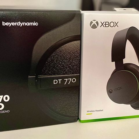 Beyerdynamic DT 770 Pro VS Microsoft Xbox Wireless Headset WRLS  y viaje de estudios confinado