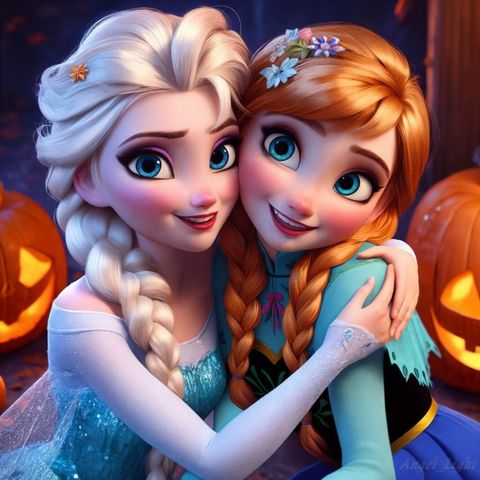 Elsa and Anna