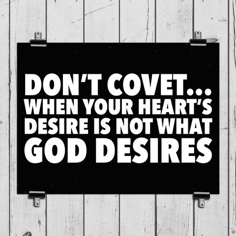 When Our Desires Get In The Way of God's