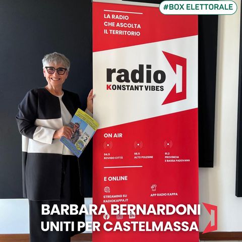 BOX ELETTORALE - La candidata sindaco al Comune di Castelmassa Barbara Bernardoni