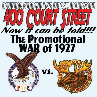 400 Court Street - 1927 Promotional wars, Wrestling is back in Evansville