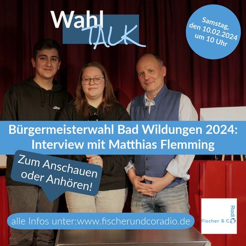 Bürgermeisterwahl Bad Wildungen 2024: Interview mit Matthias Flemming