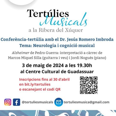 Hui parlem de... Tertúlies Musicals a la Ribera Del Xúquer i la II Trobada de Muixerangues de Guadassuar