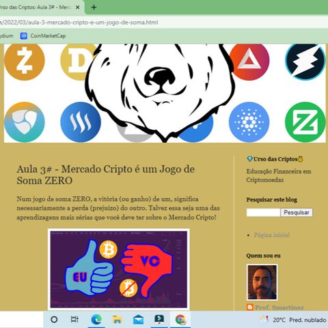 Aula 3# - Mercado Cripto é Jogo de Soma ZERO!