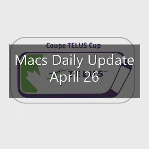 @HfxMacs Daily Update - April 26