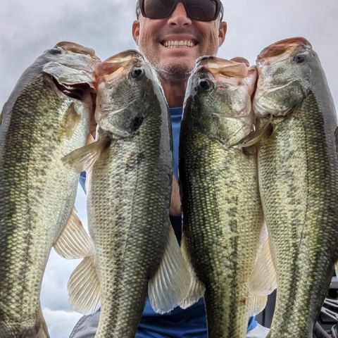 Brian Carper of Nashville, Tennessee who guides on Old Hickory Lake and Percy Priest Lake in Middle Tennessee