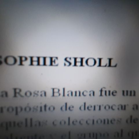 SOPHIE SHOLL