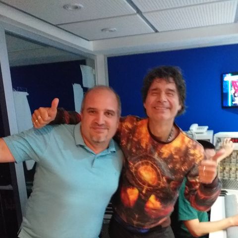 Juan Pablo Caivano con Claudio Maria Dominguez en Radio 10