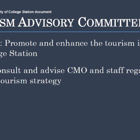College Station city council reaches a compromise on receiving more information from its new tourism committee