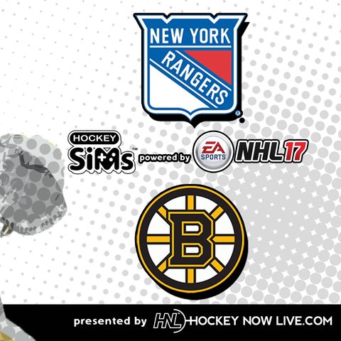 Rangers vs Bruins (NHL 17 Hockey Sims)