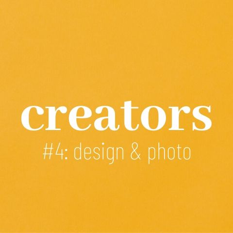 CREATORS #4: "desing gráfico & fotografia" com Felipe Soares