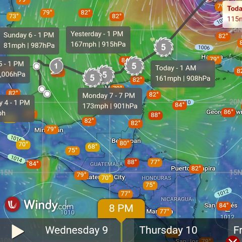 Hurricane Milton 10/9 9pm EDT