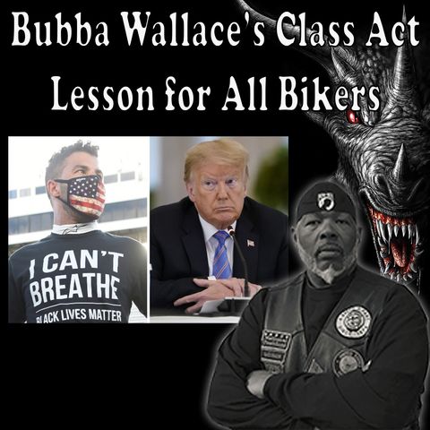 Bubba Wallace's Class is an Inspiration for all Bikers!