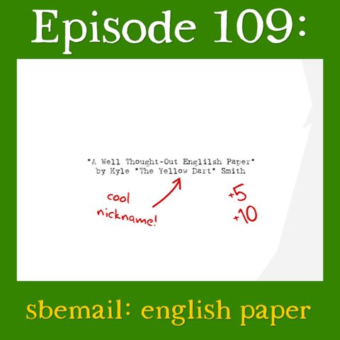 109: sbemail: english paper