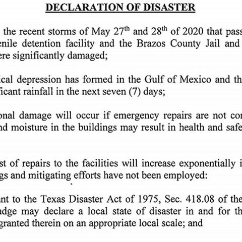 Brazos County disaster declaration issued to accelerate repairs to roofs damaged by last week's hail storm