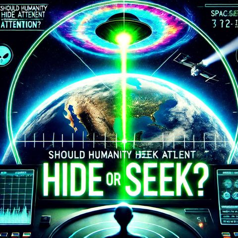 Should Humanity Hide or Seek Alien Attention?