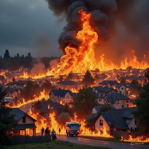House on fire