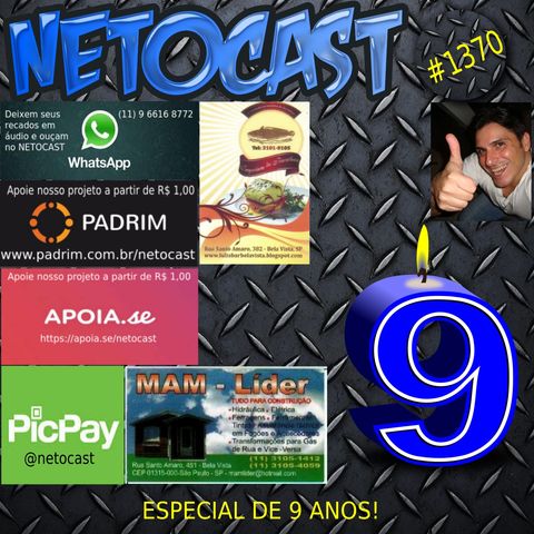 NETOCAST 1370 DE 02/11/2020 - ESPECIAL DE 9 ANOS!